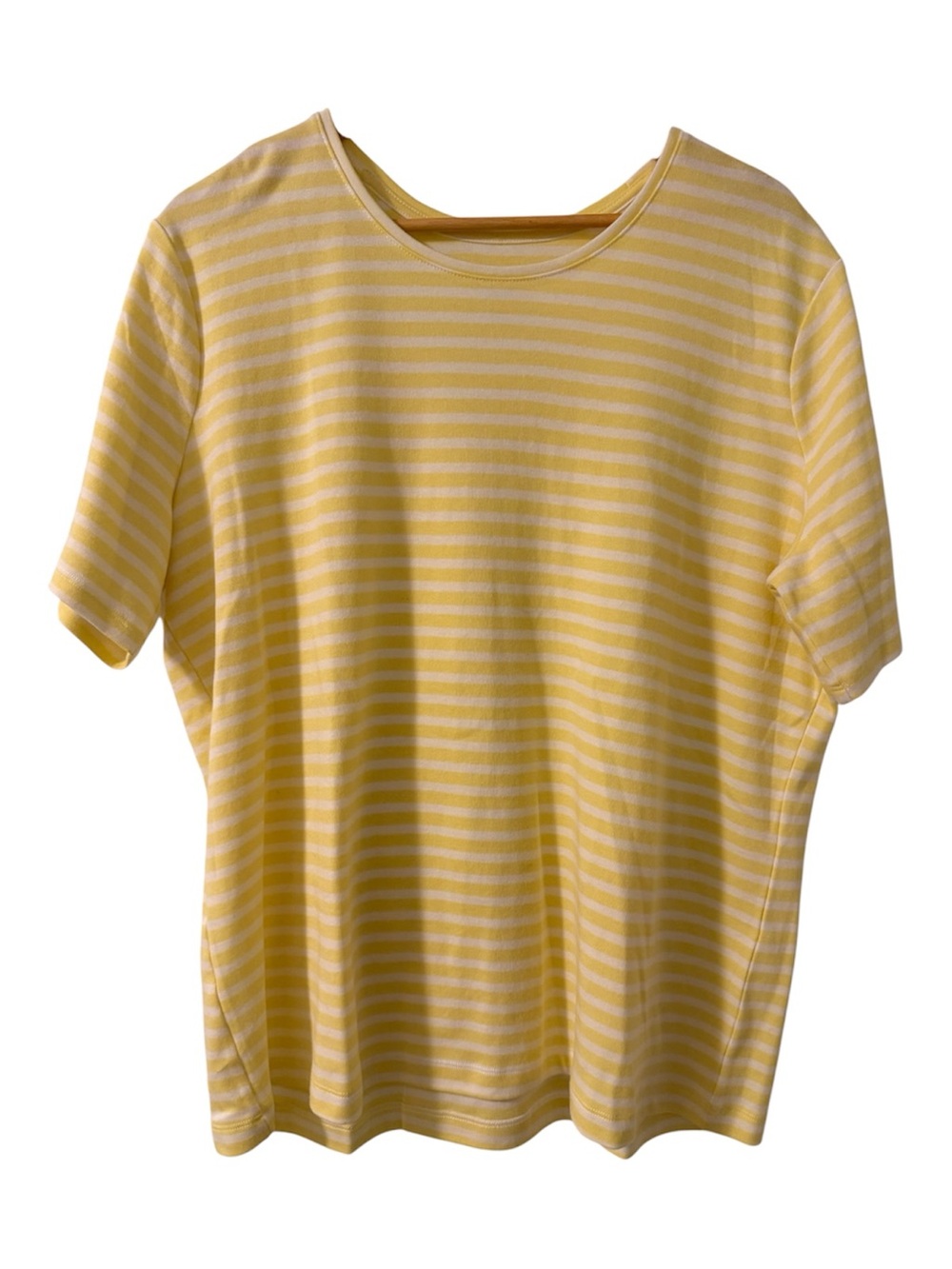 Penmans Yellow & White Striped Cotton Blend T-Shirt XXL